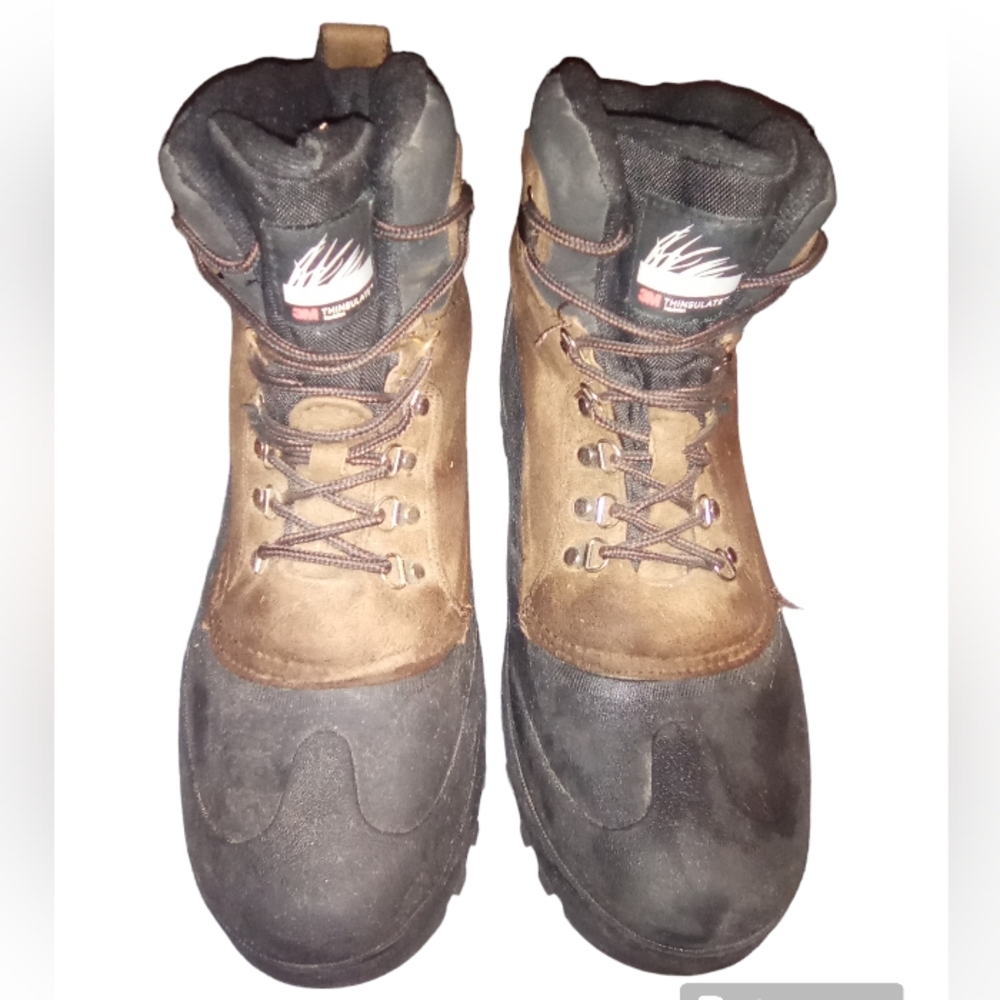 Men's Itasca 3M Thinsulated Leather Boots Size 13